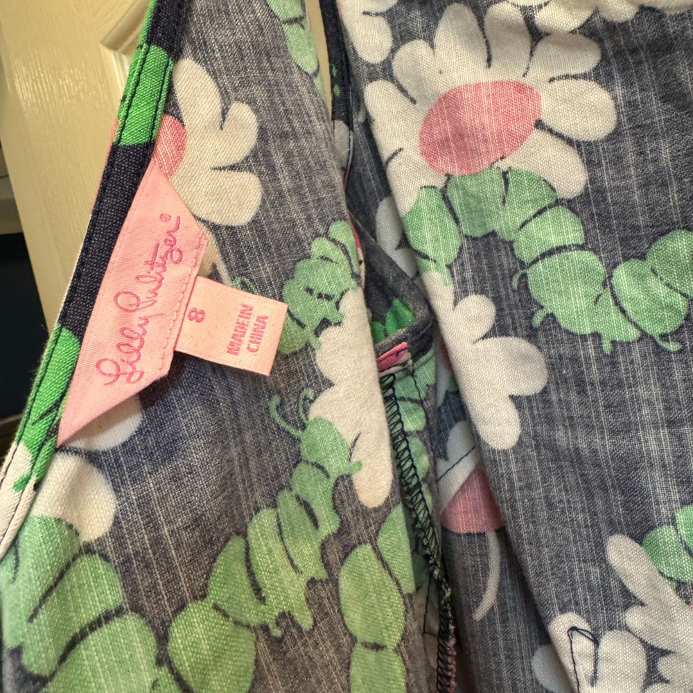 EUC Size 8 Lilly Pulitzer Yum Yum Caterpillar Dress - Picture 3 of 3